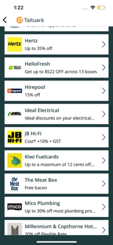myTaituarā iPhone screenshot