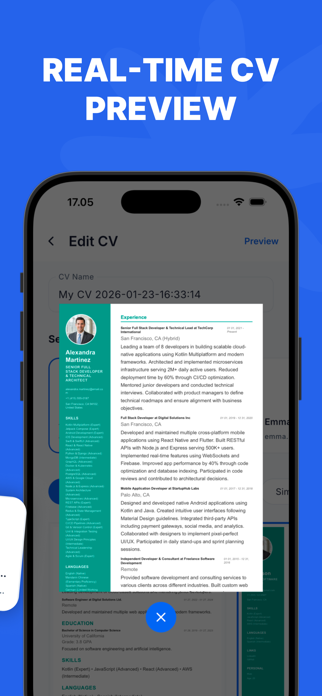 ClearFolio: CV Builder PDF Screenshot 6 of 6