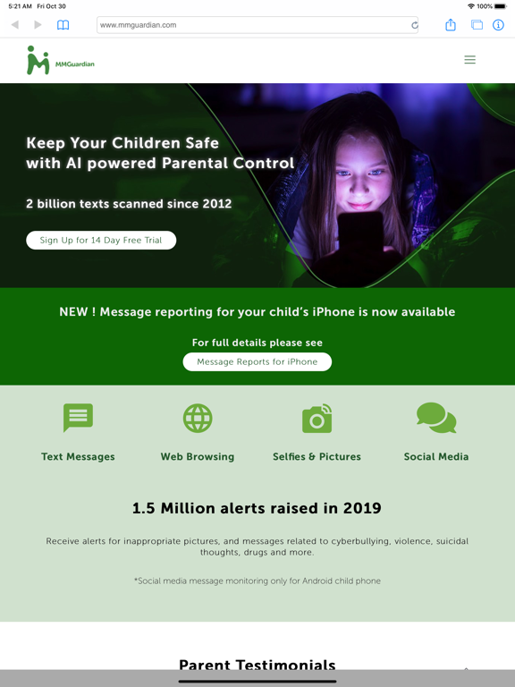 Screenshot #5 pour MMGuardian App for Child Phone