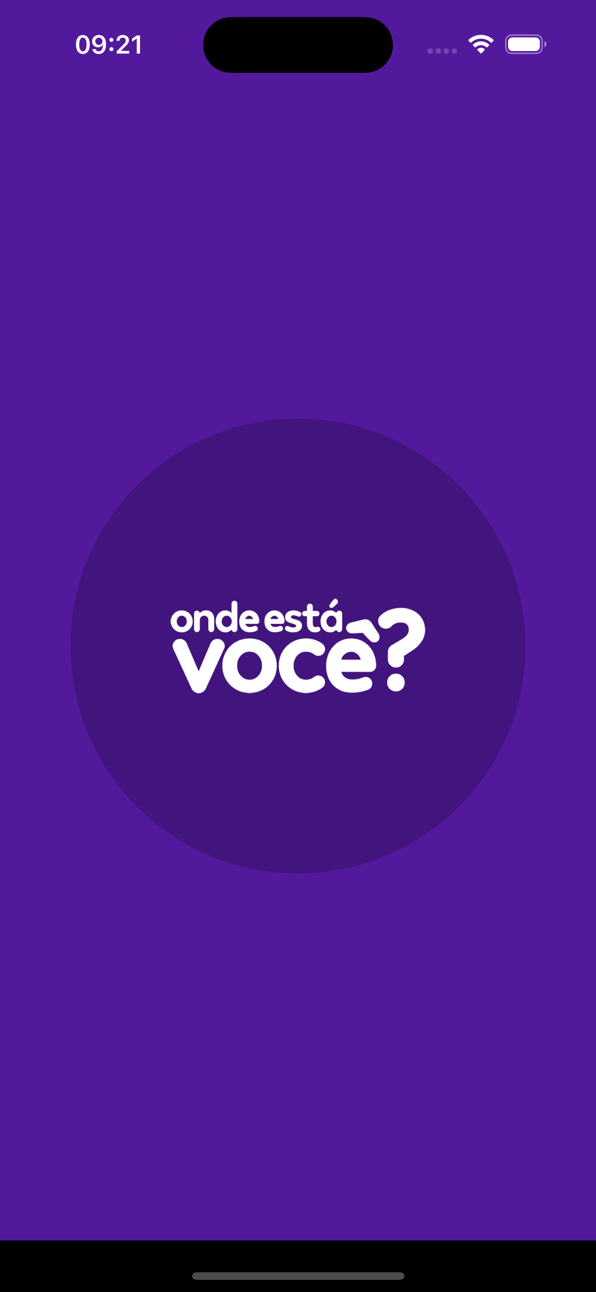 Onde está você?