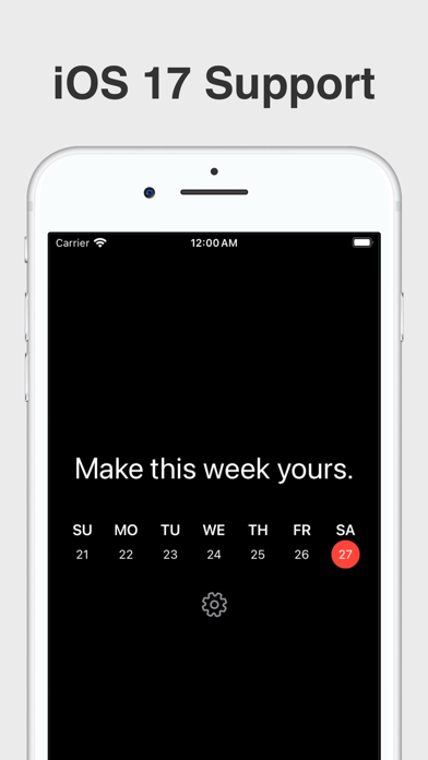 Weeklite Screenshot