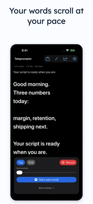 GoScript: AI Teleprompter screenshot 2