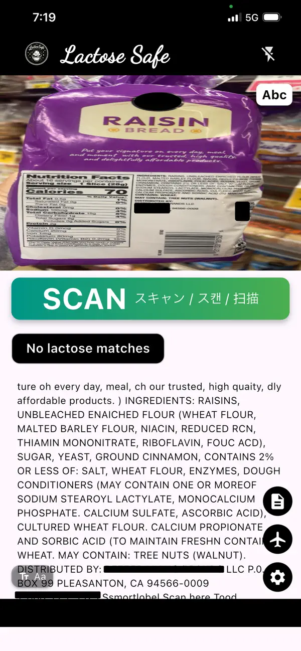 Screenshot #2 pour Lactose Safe