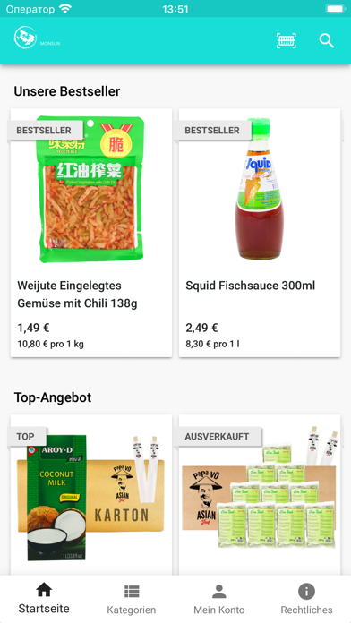 Saigon-Monsun Shop Screenshot