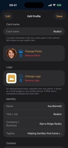 Tapline: Digital Business Card screenshot 4