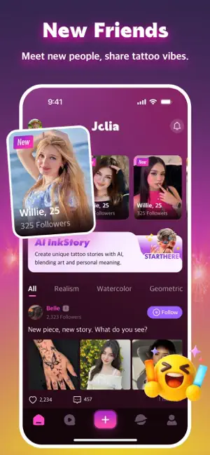 Jclia - Share Ink, Live Chat iPhone screenshot 4