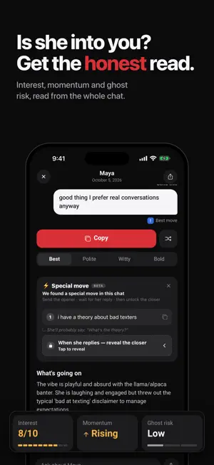 Dugrizz: AI Wingman & Rizz screenshot 2