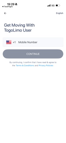 TogoLimo User screenshot