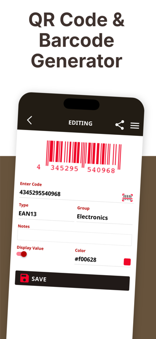 QR-Code & Barcode Generator Screenshot 1 of 5