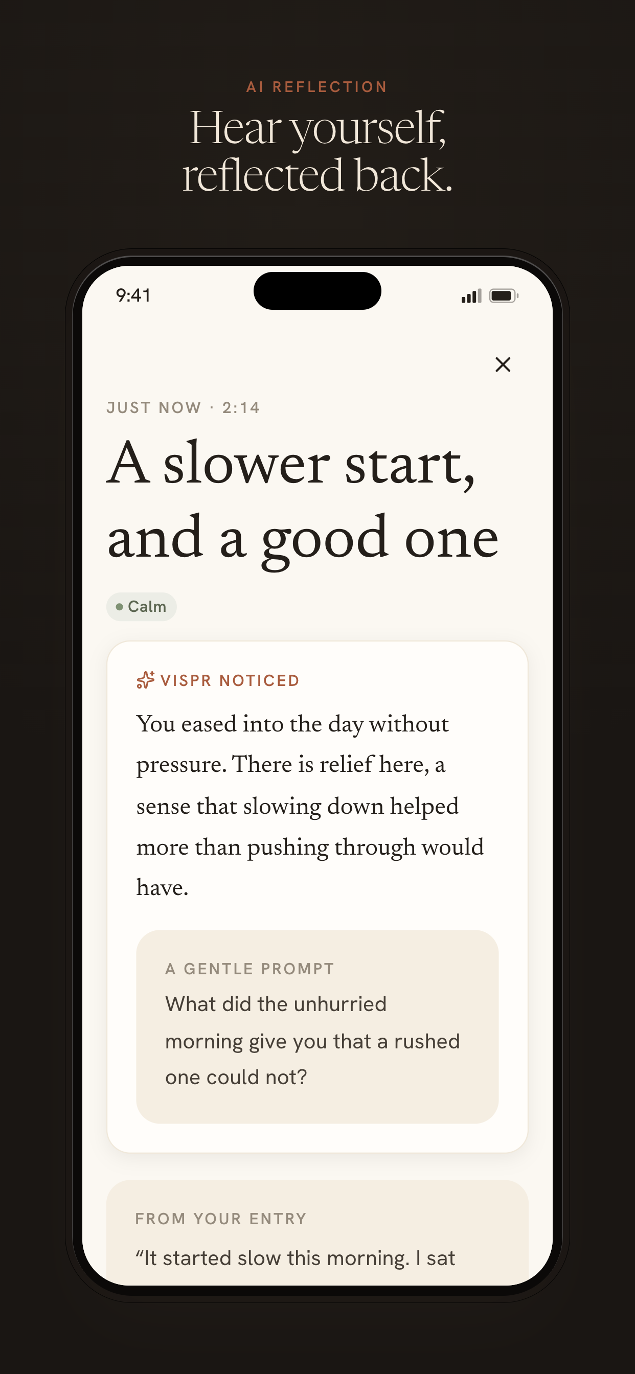 Vispr: Voice Journal & Diary screenshot 2