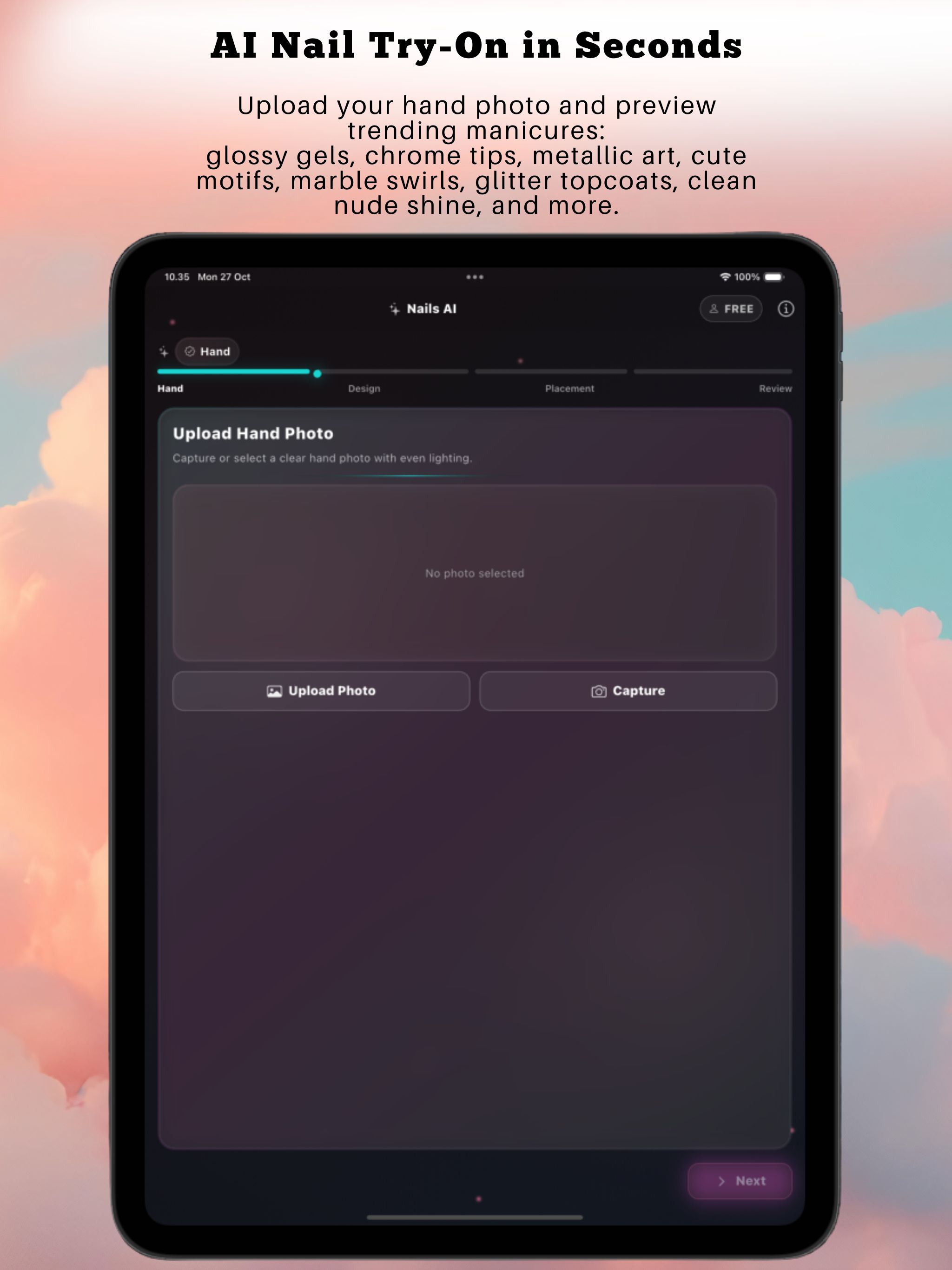 AI Nail Arts Design Generator
