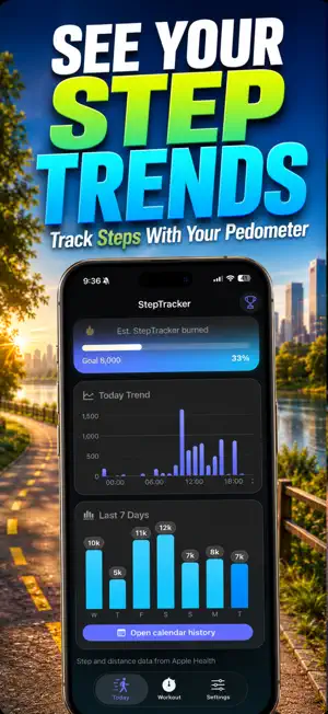Step Tracker Fitness Pedometer screenshot 3