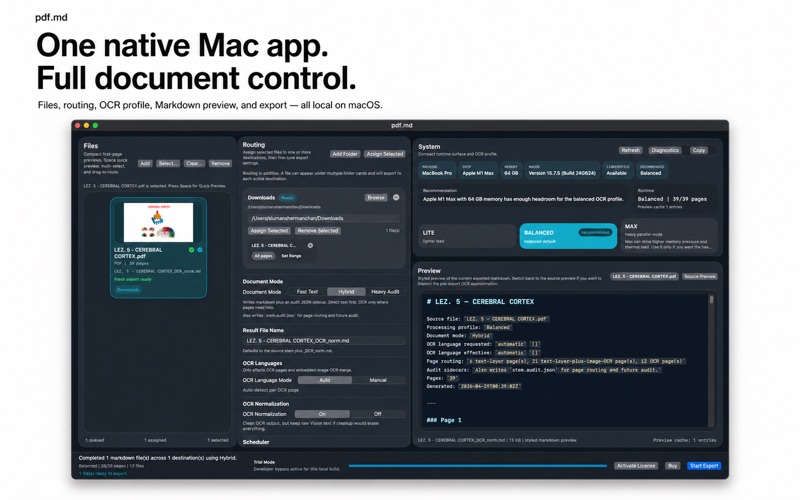 PDF-MD iPhone screenshot