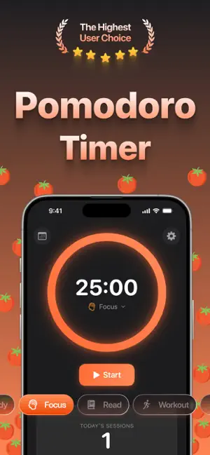 PomoTimeDash screenshot 1