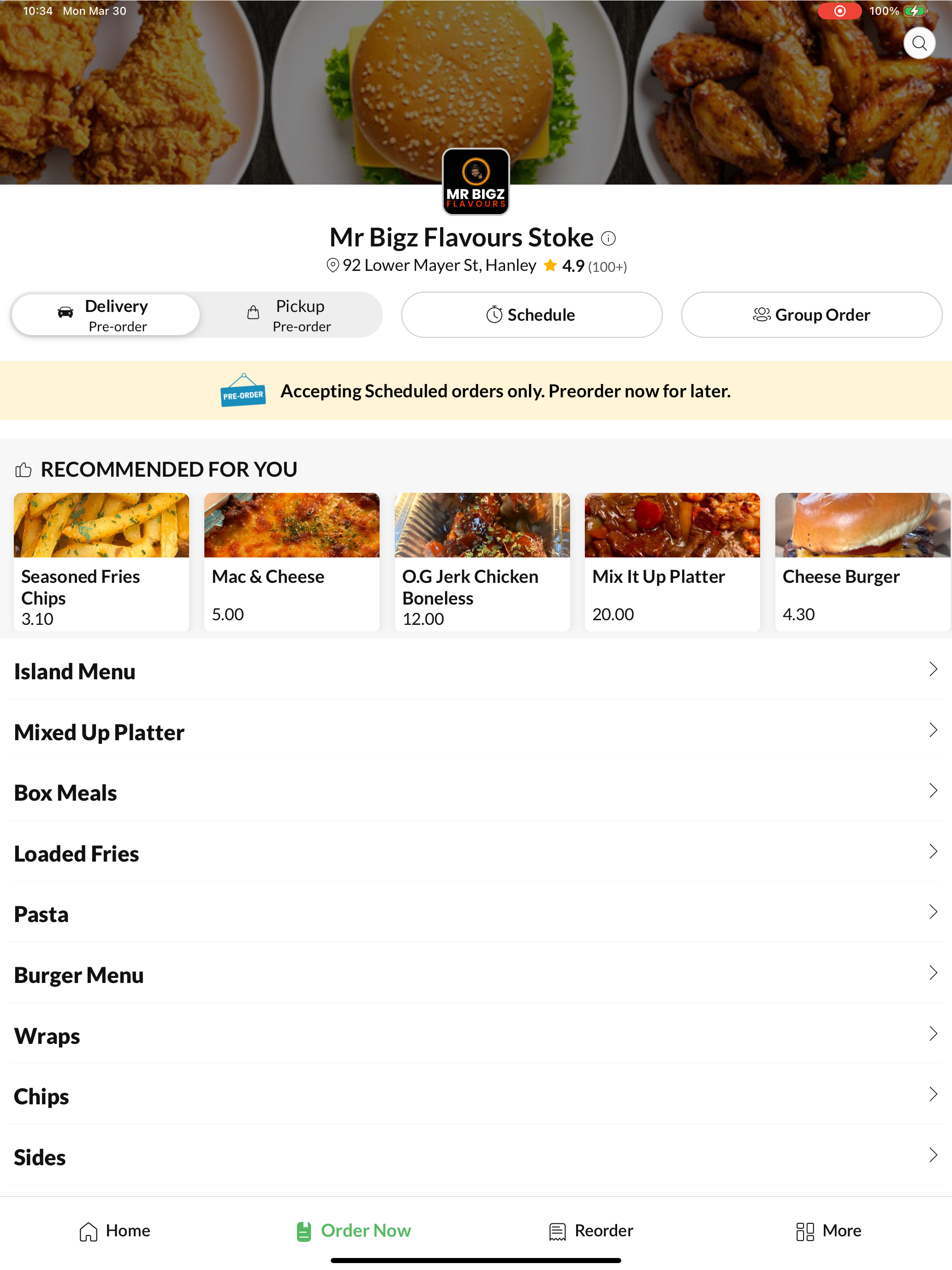 Mr Bigz Flavours Stoke