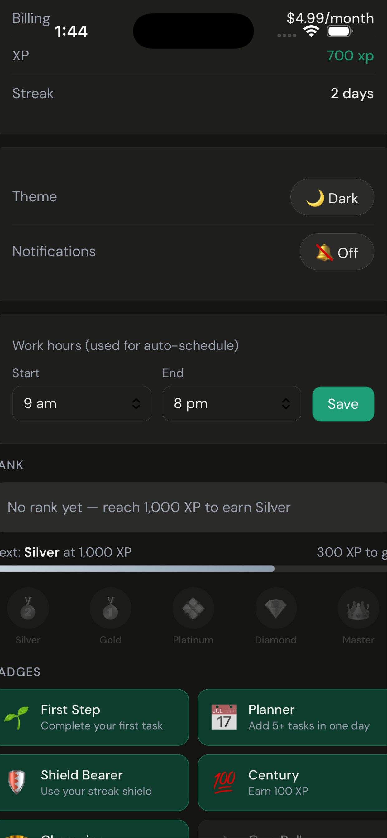 focus daily planner screenshot 5
