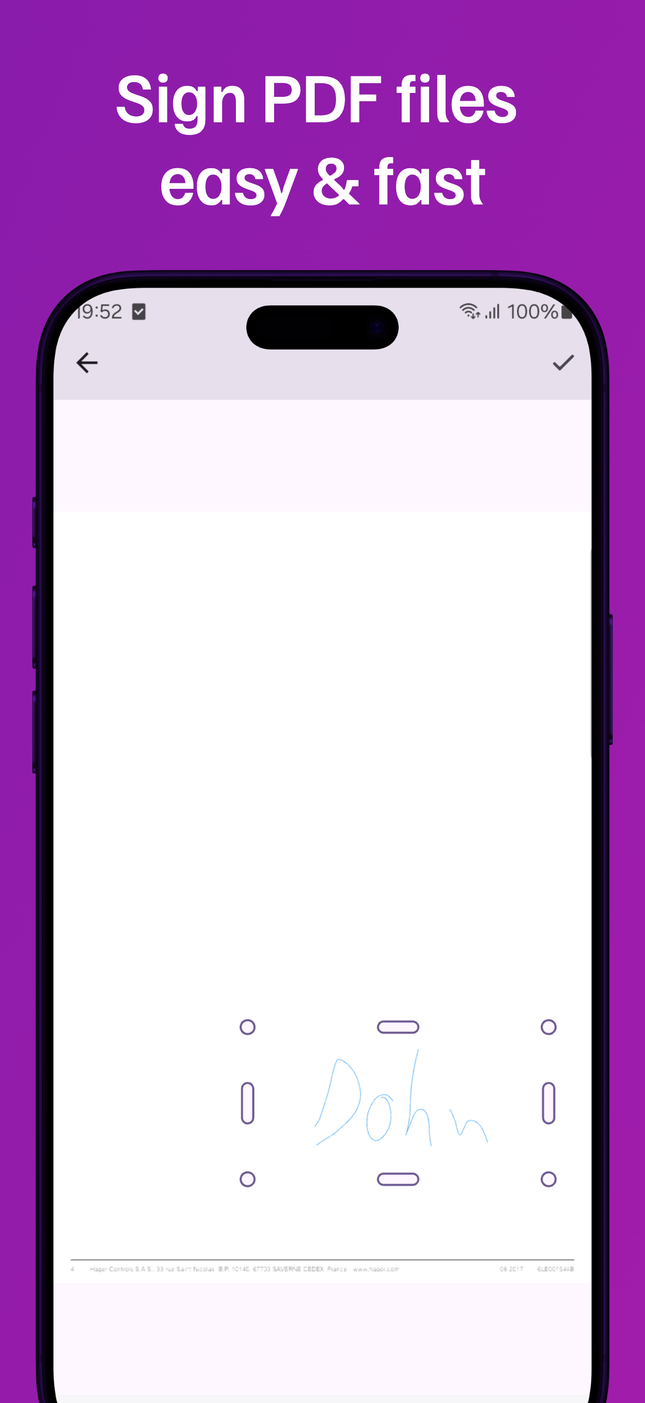 PDF editor, sign, fill