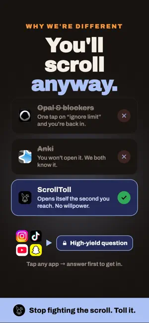ScrollToll: Exam App Blocker screenshot 2