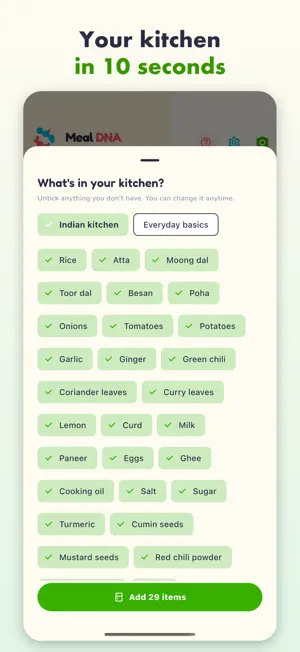 Meal DNA: Pantry Meal Planner screenshot 2