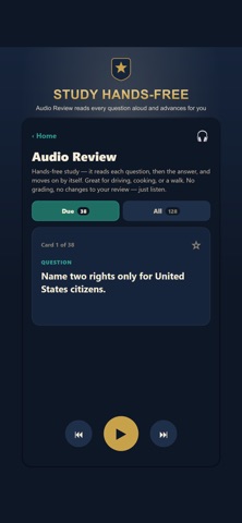 US Citizenship Test 2026 Study Screenshot 7 of 8
