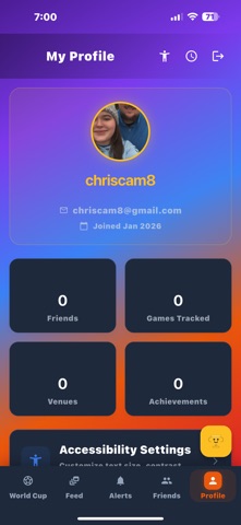 Pregame 2026 screenshot