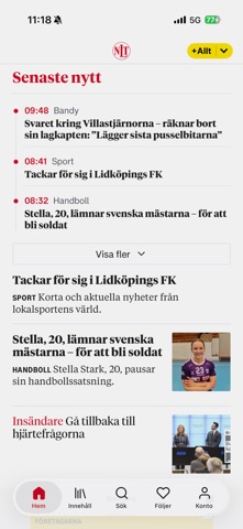 NLT iPhone screenshot 3