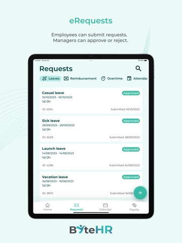ByteHR iPad screenshot 6