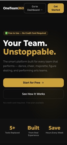 OneTeam360 - Team Management screenshot