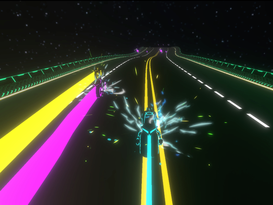 Screenshot #5 pour Neon Race - Light Bike Race