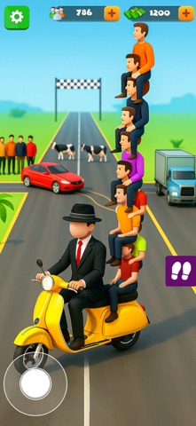 Crazy Bike Driving Game iPhone screenshot