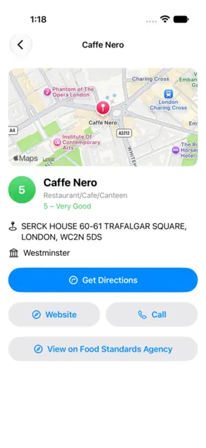 Food Hygiene Ratings: UK screenshot 3