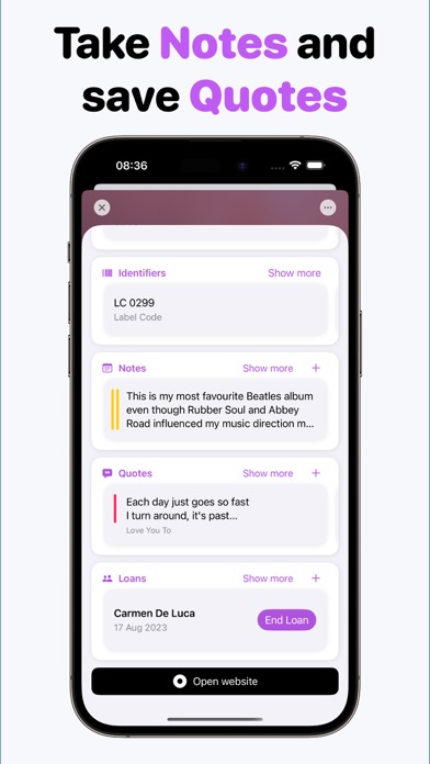Music Tracker: Vinyl and CDs Screenshot
