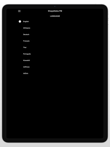 Khayelitsha FM iPad screenshot