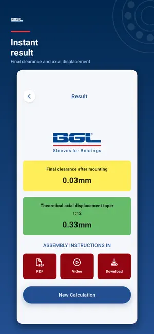 Clearance Reduction Calculator screenshot 4
