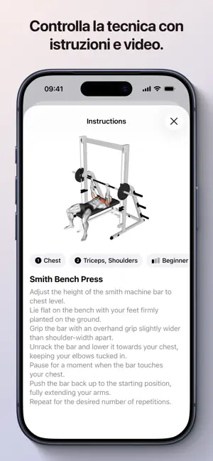 Ghisa: Scheda Palestra iPhone screenshot 4