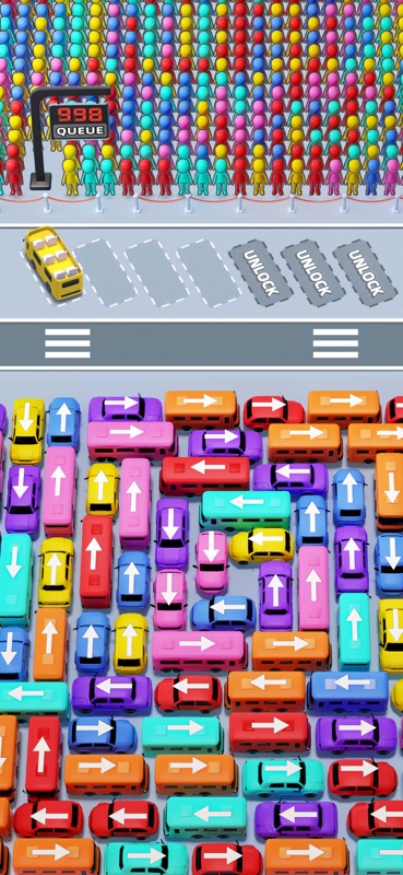 Car Jam: Bus Estacionar Carros screenshot 1