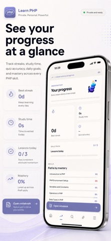 Learn PHP - Web Development iPhone screenshot