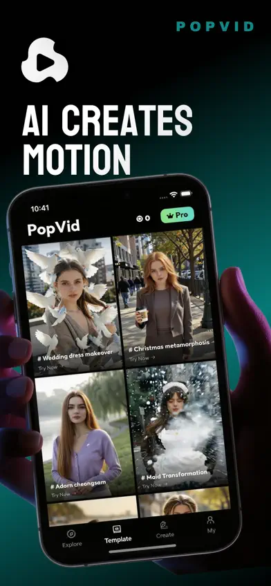 PopVid - AI Video Photo Editor screenshot 1