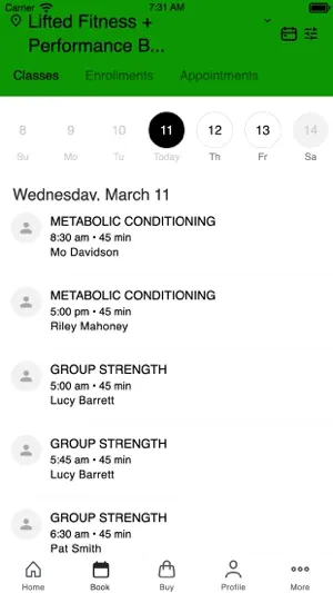 Lifted Fitness + Performance screenshot 2