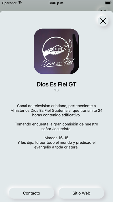 Dios Es Fiel GT Screenshot