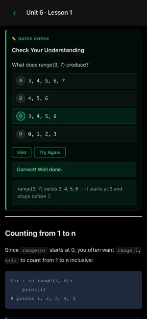 CS++ Intro to Python screenshot 2