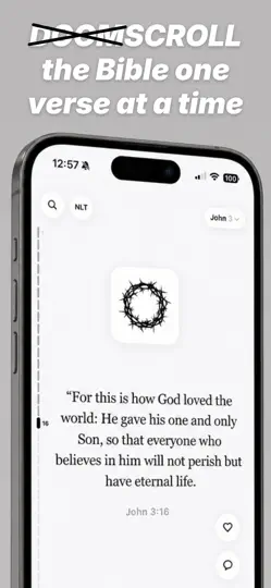 Screenshot von Scroll The Bible auf dem iPhone 1