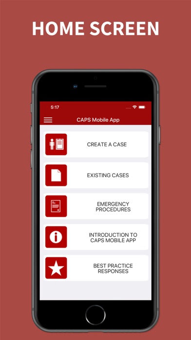 Screenshot #2 pour CAPS Mobile App
