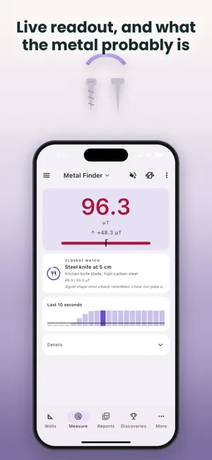 MetalHunt: Wall Scan & Studs screenshot 4