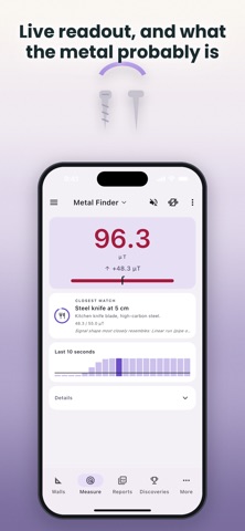 MetalHunt: Wall Scan & Studs Screenshot 4 of 9