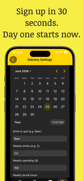 Sobriety Timer: Quit Drinking Screenshot 8 of 8
