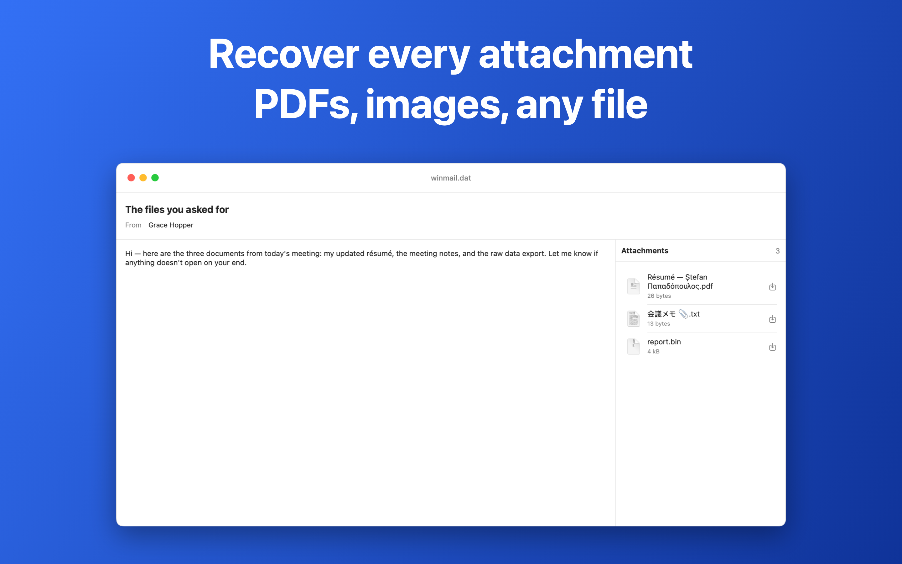 Winmail Viewer - TNEF Opener screenshot 23