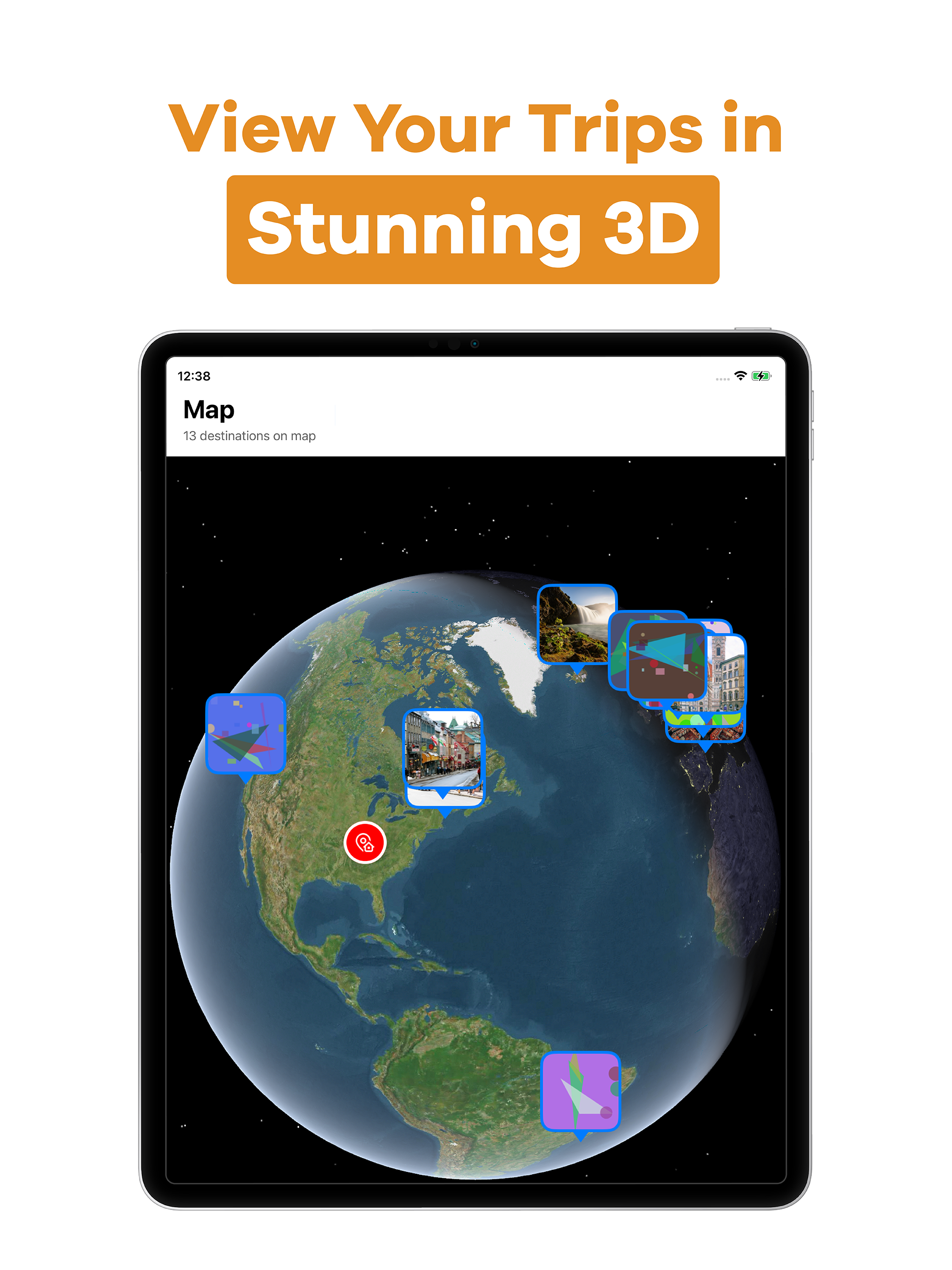 Travel Camera & Photos 3D Map