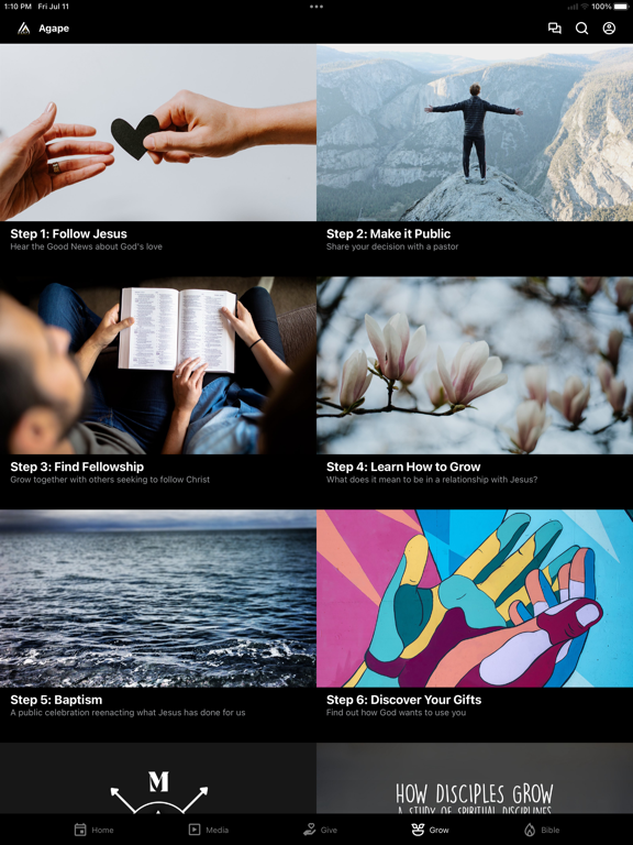 Agape Baptist Scottsboro iPad screenshot 3 - Education app