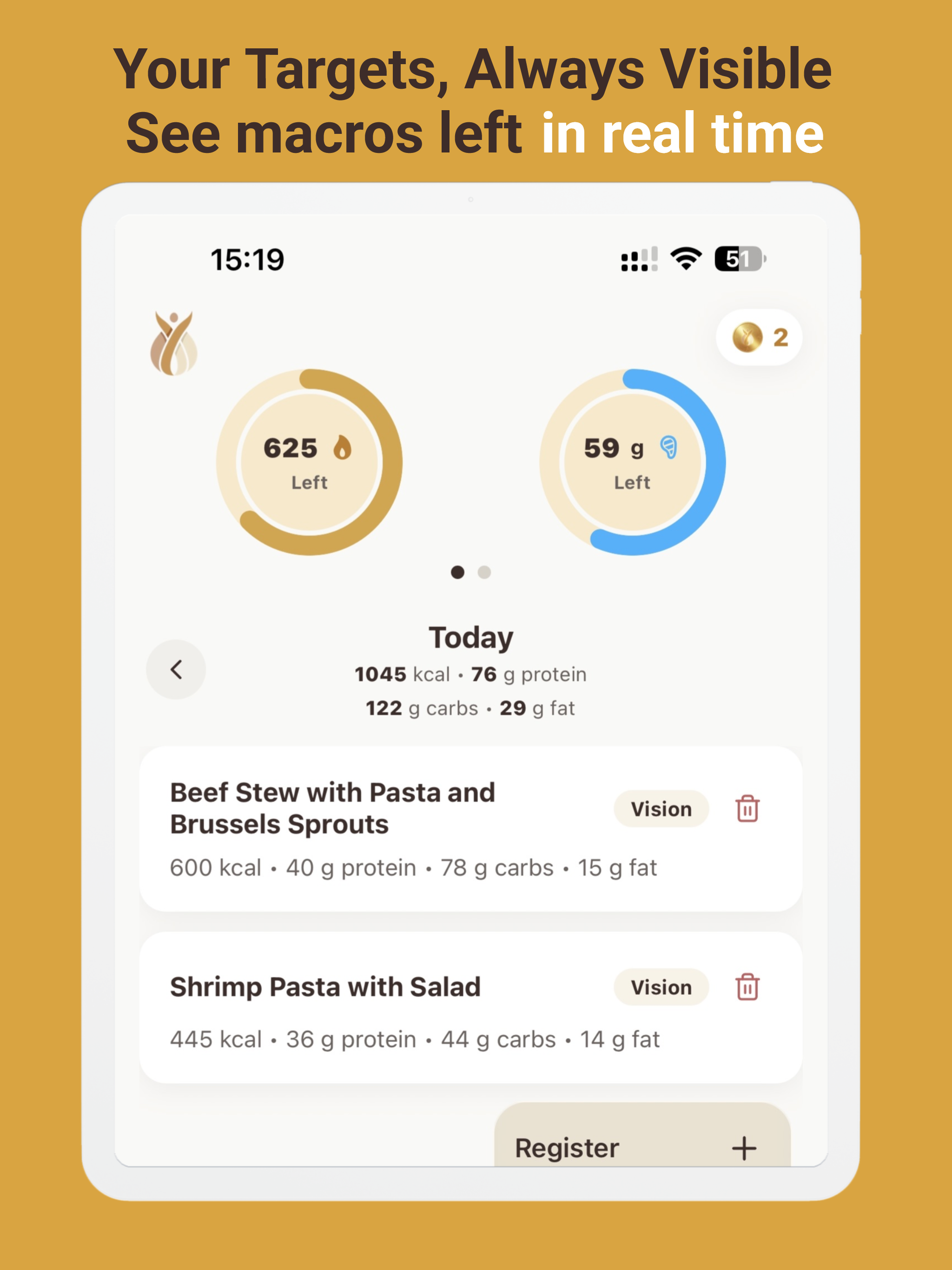 LINA - Calorie Tracker